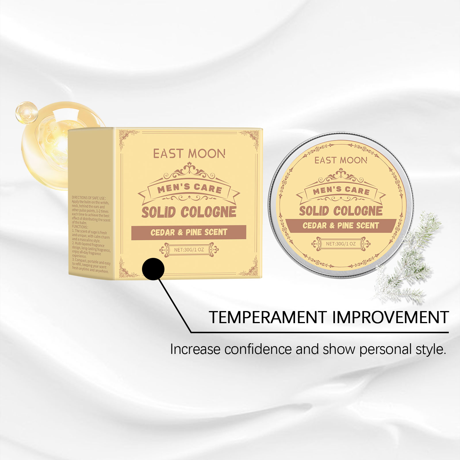 Cedar Wood Men's Solid Cologne - Perfume Fragrance List recension och pris