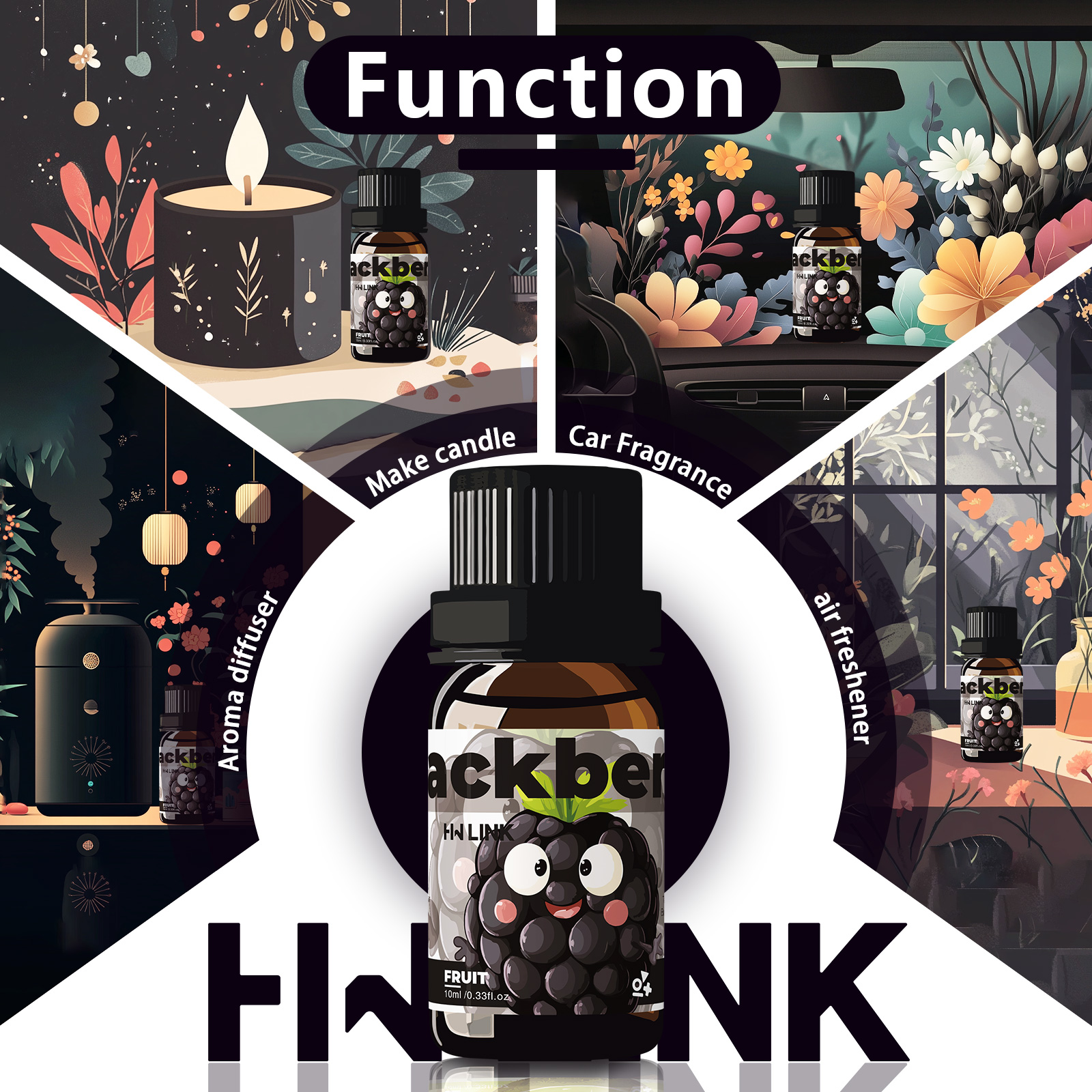 Blackberry Essential Oil Black - Fragrance World Perfume recension och pris