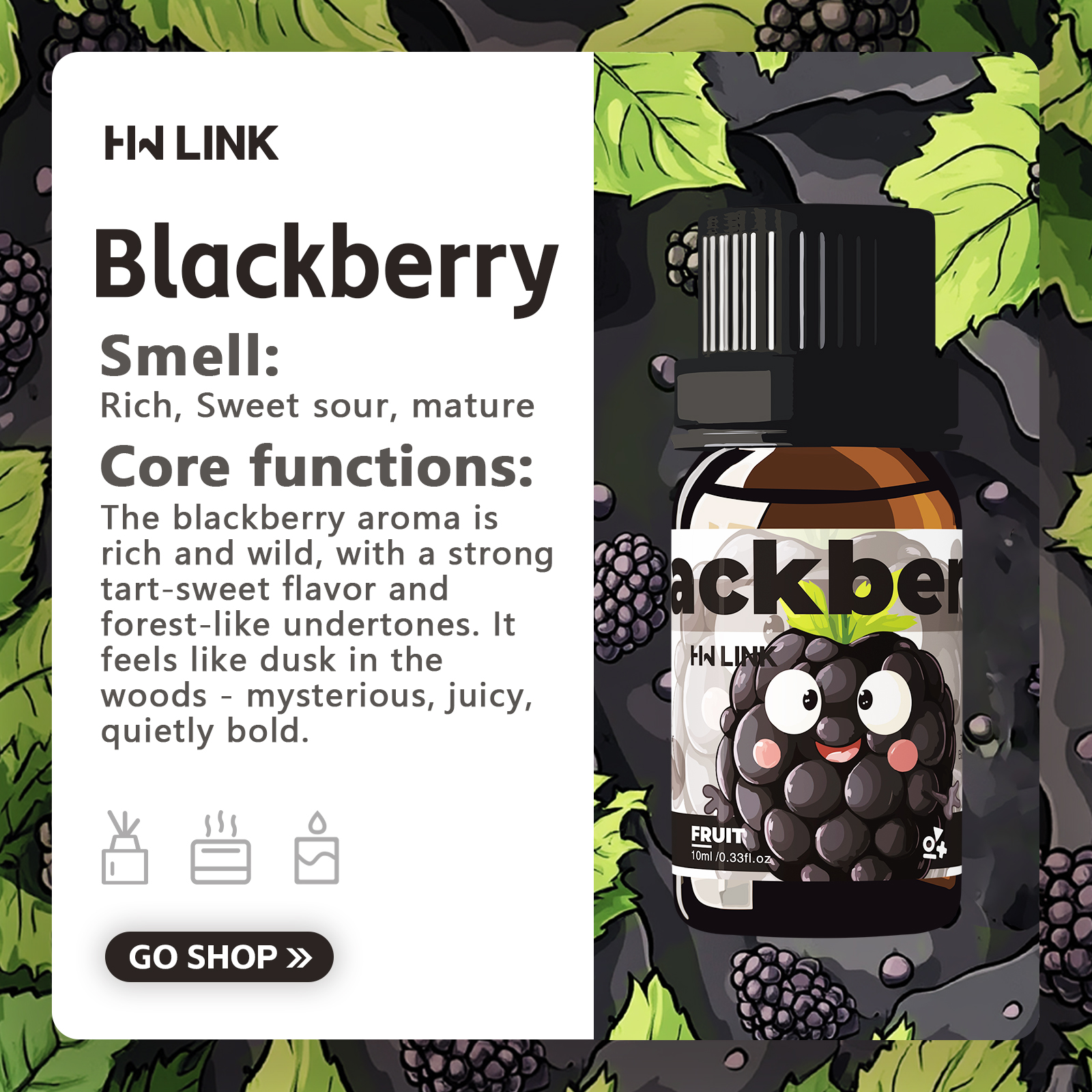 Blackberry Essential Oil Black - Fragrance World Perfume recension och pris