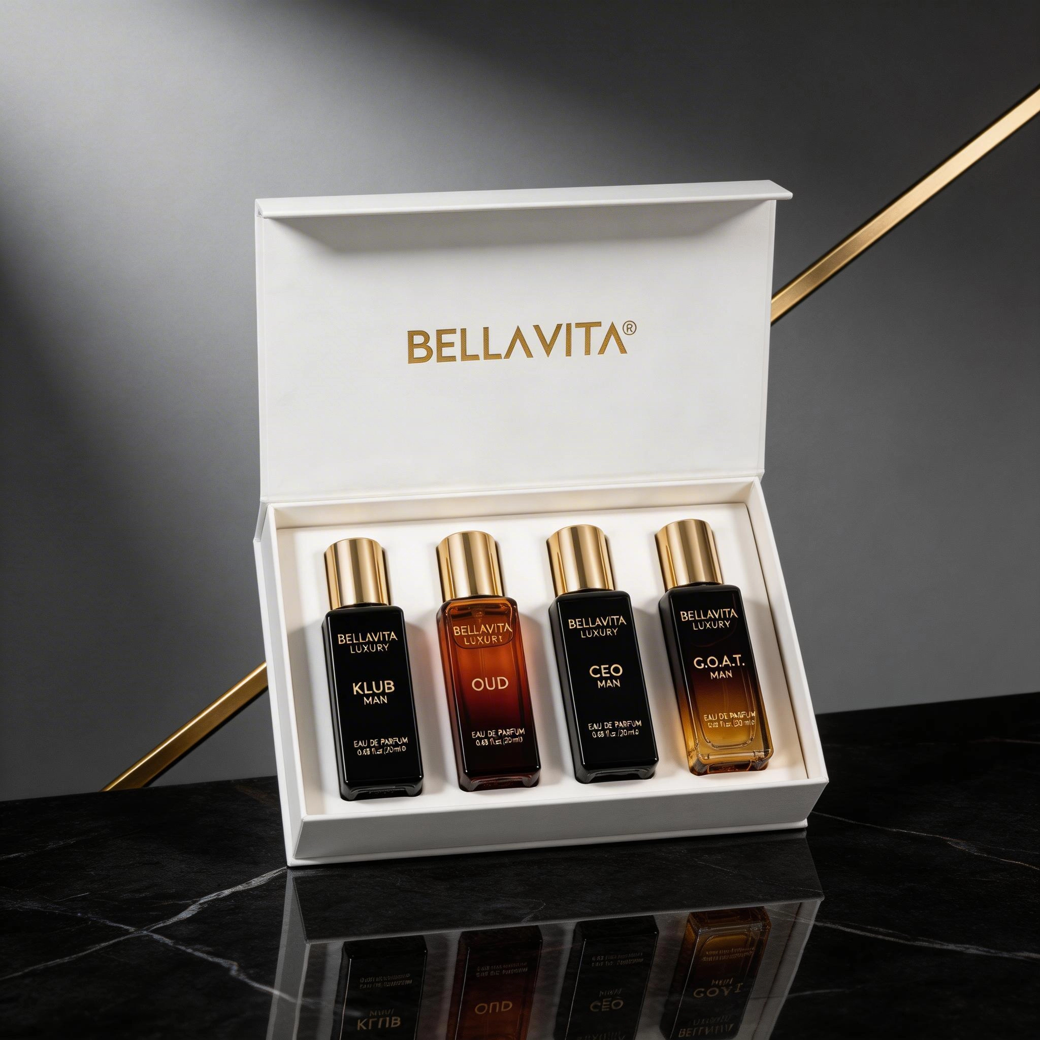 Bella Vita Portable 4x20ml Lux - Perfume Fragrance Long Lasting recension och pris