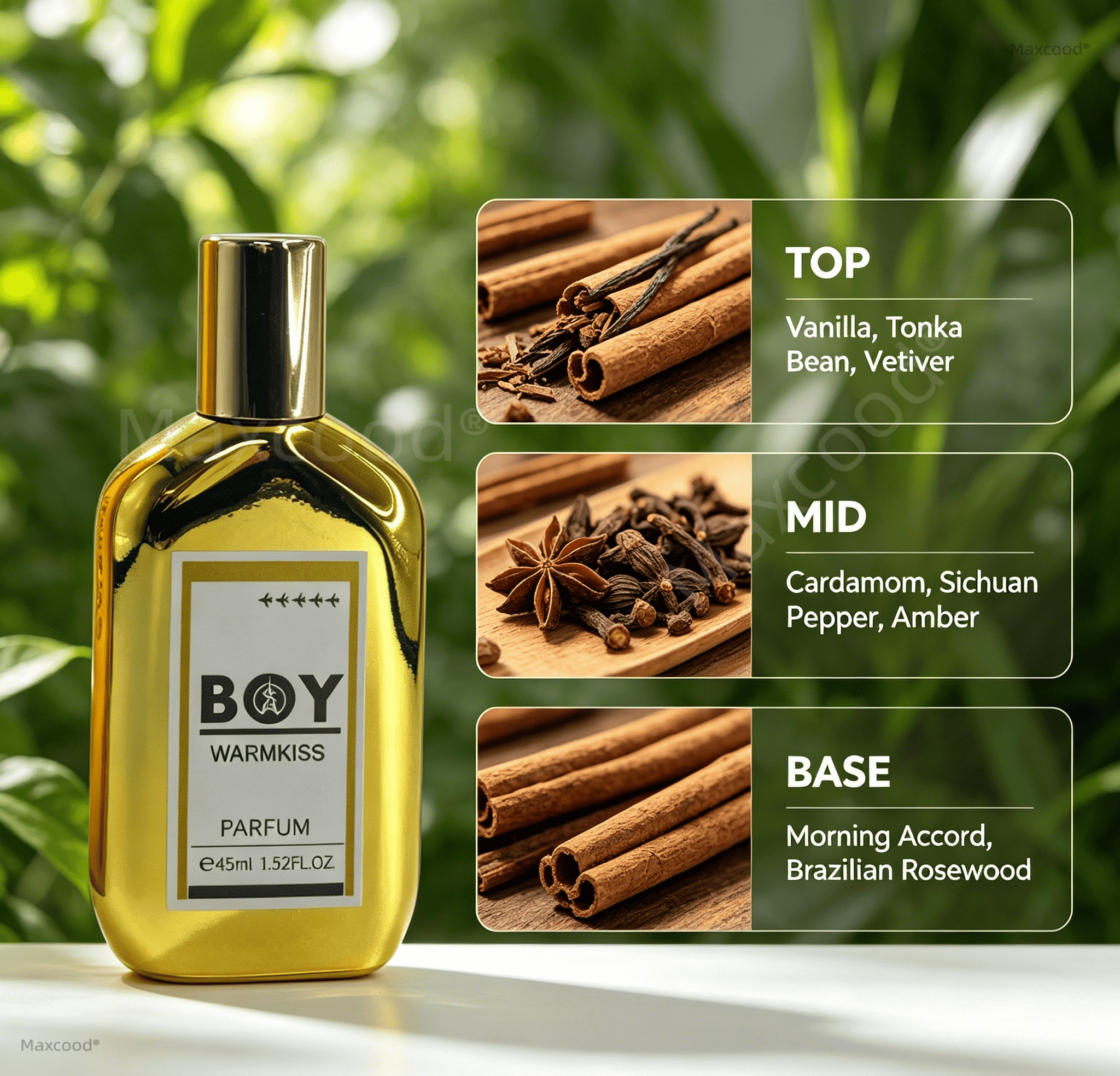 1.52oz/45ml Men's Perfume Frui - Perfume Fragrance Long Lasting recension och pris